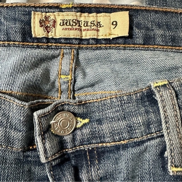 Just USA women's size 9, straight leg jeans - Picture 3 of 4